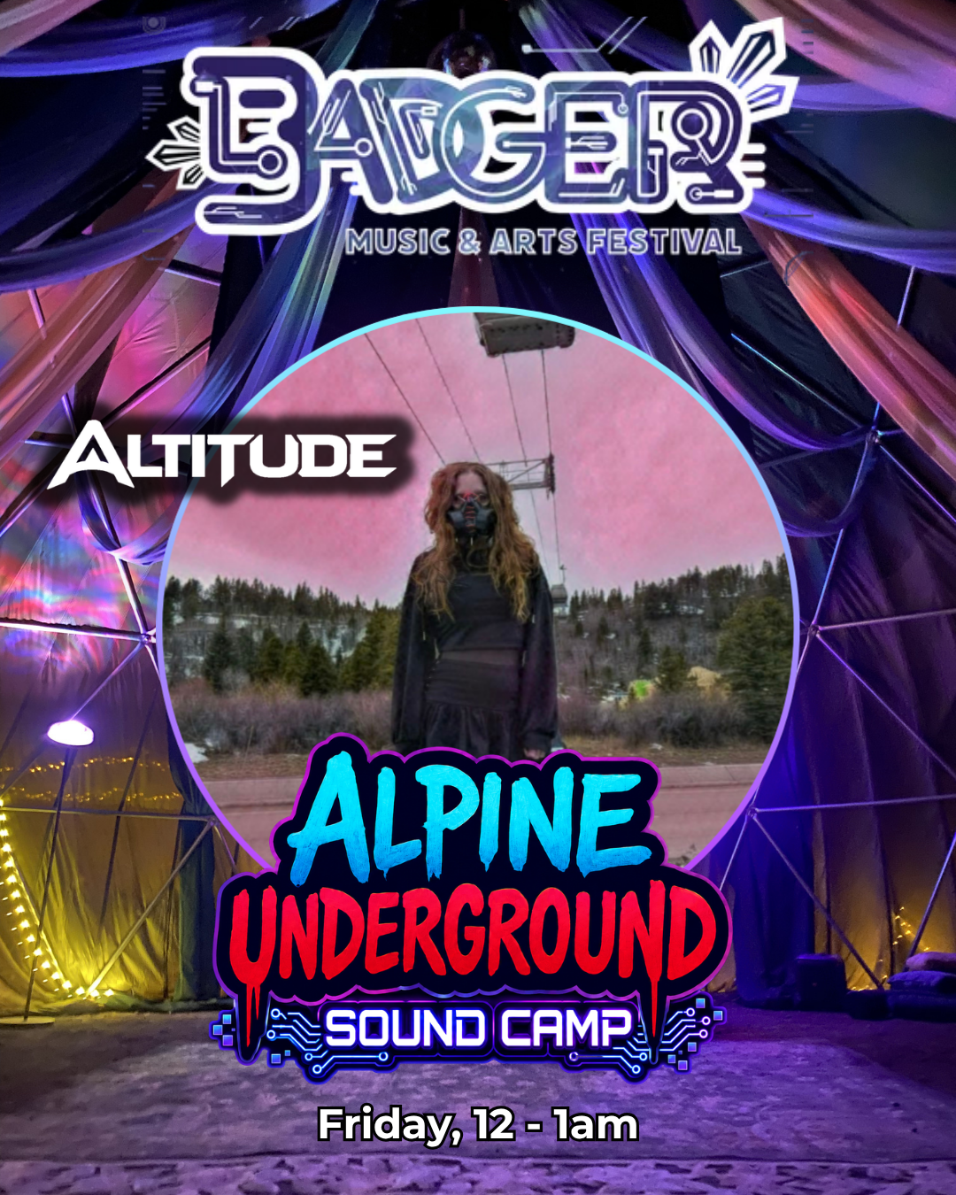 ALTITUDE at Alpine Underground After-Hours Stage at Badger Bass Camp – 08.13.2026